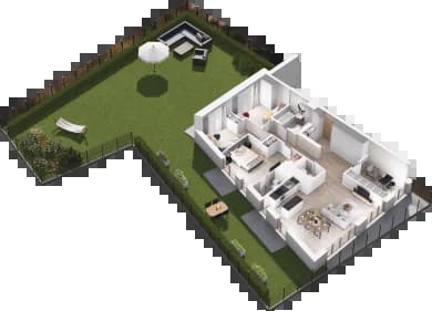 Mieszkanie 2-3 z inwestycji Bytkowska 4.0 w Katowice