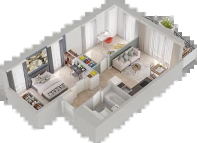 Mieszkanie 32 z inwestycji Semiramis w Katowice