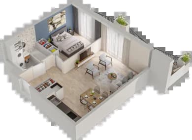 Mieszkanie 87 z inwestycji Semiramis w Katowice