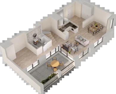 Mieszkanie 158 z inwestycji Semiramis w Katowice