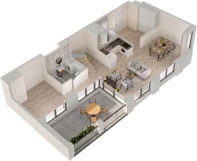 Mieszkanie 158 z inwestycji Semiramis w Katowice