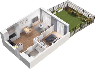 Mieszkanie 110 z inwestycji Mikusińskiego 25 w Katowice Mieszkanie 110 z inwestycji Mikusińskiego 25 w Katowice
