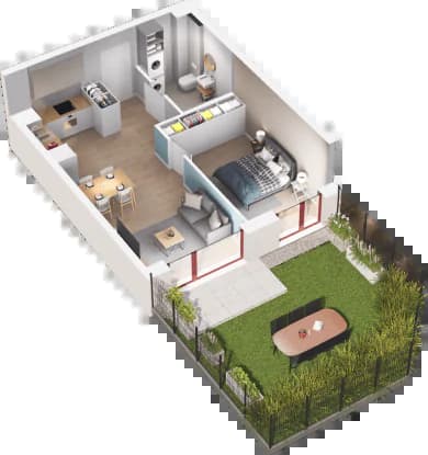 Mieszkanie 116 z inwestycji Mikusińskiego 25 w Katowice