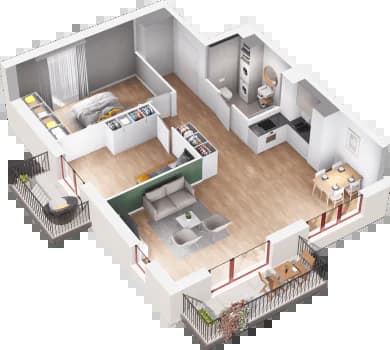 Tanie Mieszkanie 8743