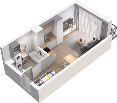 Mieszkanie 145 z inwestycji Mikusińskiego 25 w Katowice Mieszkanie 145 z inwestycji Mikusińskiego 25 w Katowice