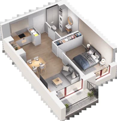 Mieszkanie 150 z inwestycji Mikusińskiego 25 w Katowice