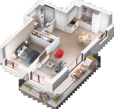 Mieszkanie 152 z inwestycji Mikusińskiego 25 w Katowice