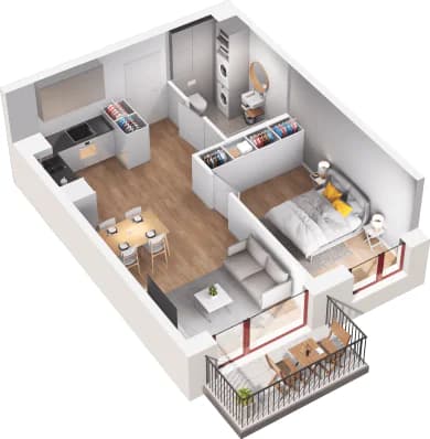 Mieszkanie 160 z inwestycji Mikusińskiego 25 w Katowice