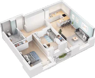 Tanie Mieszkanie 6491