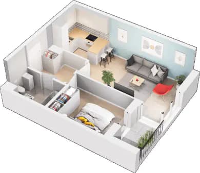 Tanie Mieszkanie 6516