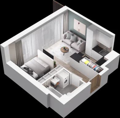 Mieszkanie 9 z inwestycji Bytkowska 4.0 w Katowice Mieszkanie 9 z inwestycji Bytkowska 4.0 w Katowice