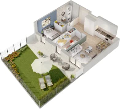 Mieszkanie 3 z inwestycji Semiramis w Katowice Mieszkanie 3 z inwestycji Semiramis w Katowice