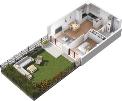 Mieszkanie 4 z inwestycji Mikusińskiego 25 w Katowice Mieszkanie 4 z inwestycji Mikusińskiego 25 w Katowice