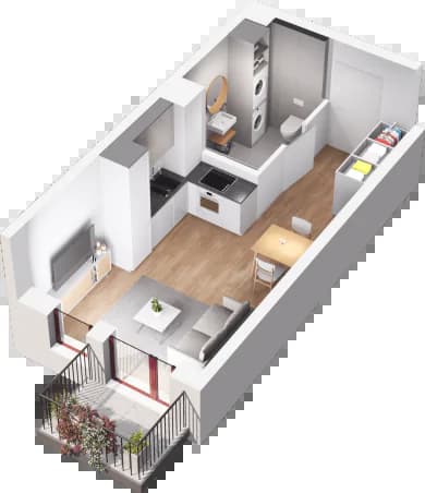 Mieszkanie 137 z inwestycji Mikusińskiego 25 w Katowice Mieszkanie 137 z inwestycji Mikusińskiego 25 w Katowice